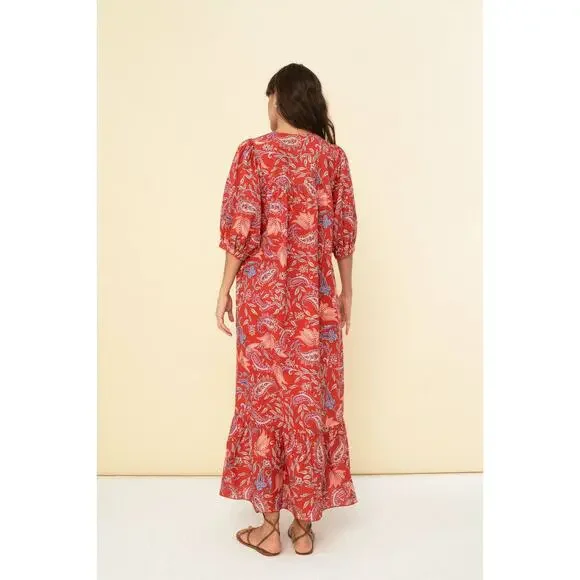 Sonmer Sofia Dress in Terracotta - Picture 4 of 5